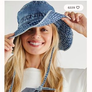 Free people wide brim hat